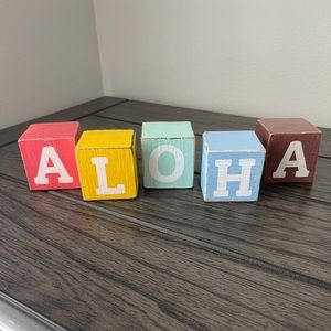 Aloha Block Decor